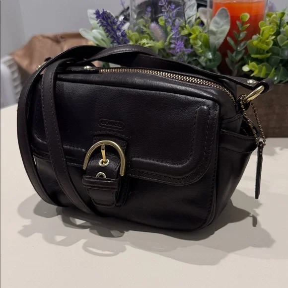 Vintage COACH Campbell Leather Camera Crossbody Bag - Picture 2 of 15